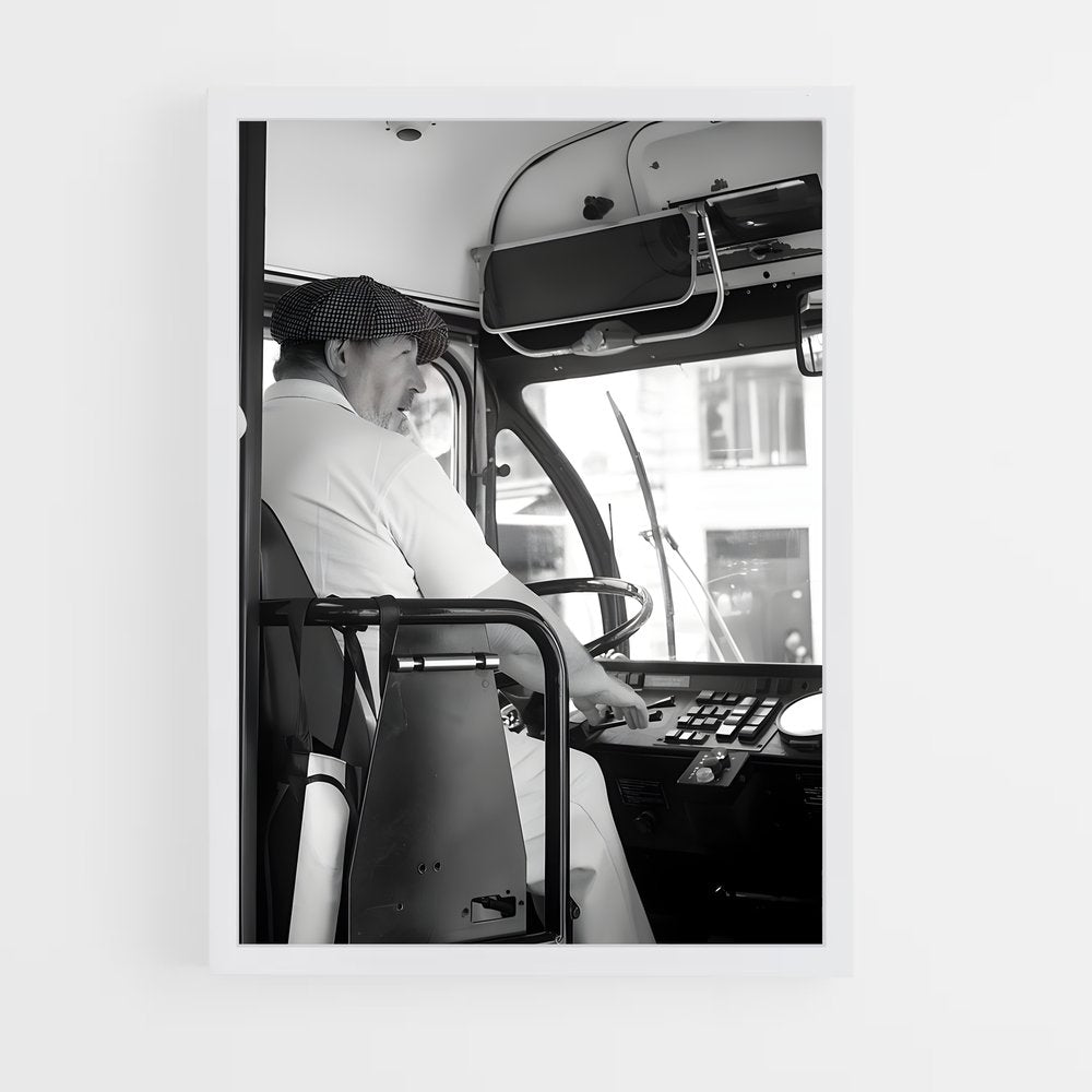 ap-bus driver-1 cadre Blanc