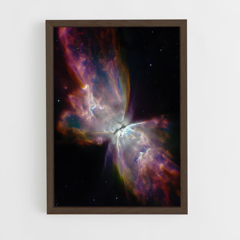 ap-butterfly nebula-3 cadre Bois foncé