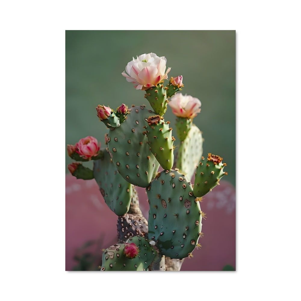 Poster Cactus en Fleurs
