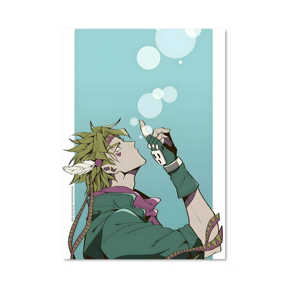 Poster Zeppeli en Vert
