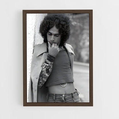 ap-caetano veloso-2 cadre Bois foncé