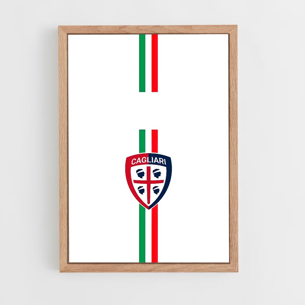ap-cagliari calcio-5 cadre Bois clair