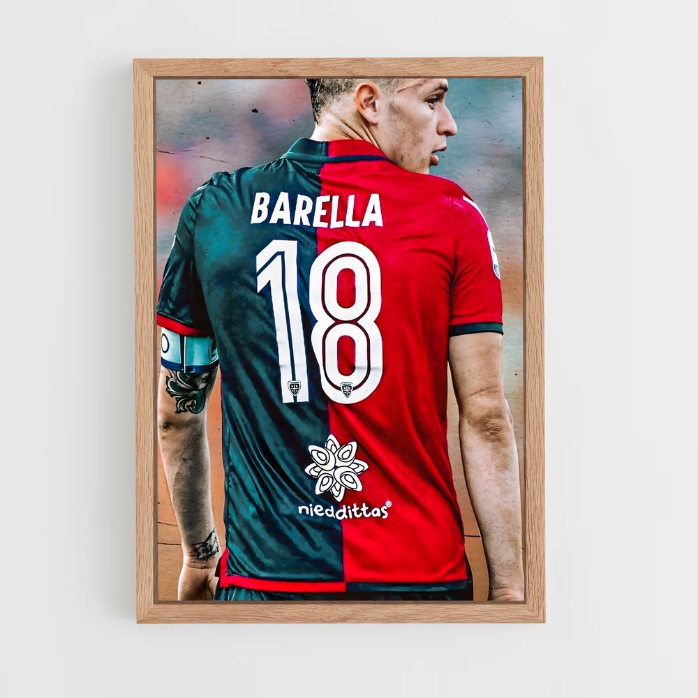 ap-cagliari calcio-9 cadre Bois clair