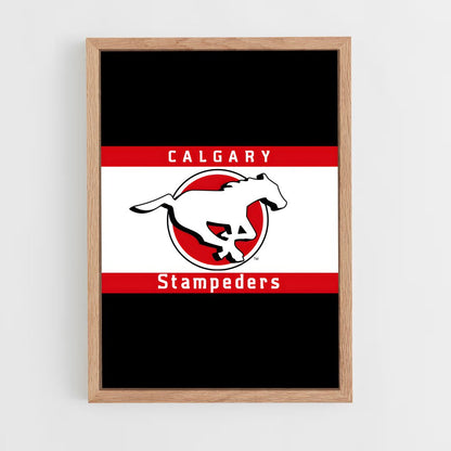 ap-calgary stampeders-4 cadre Bois clair