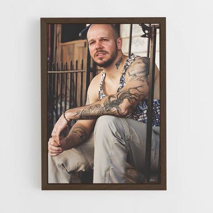 ap-calle 13-3 cadre Bois foncé