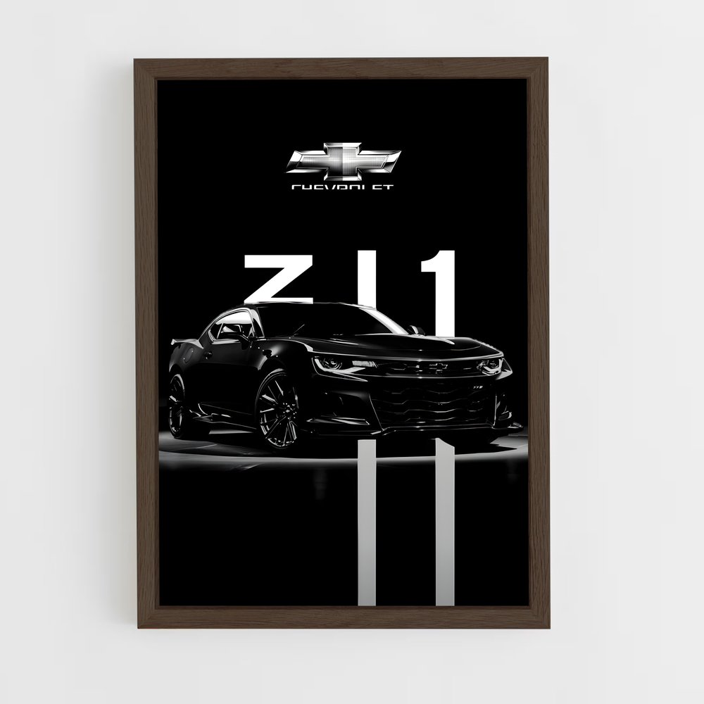 ap-camaro zl1-3 cadre Bois foncé
