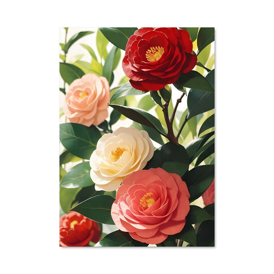 Poster Fleurs de Papier