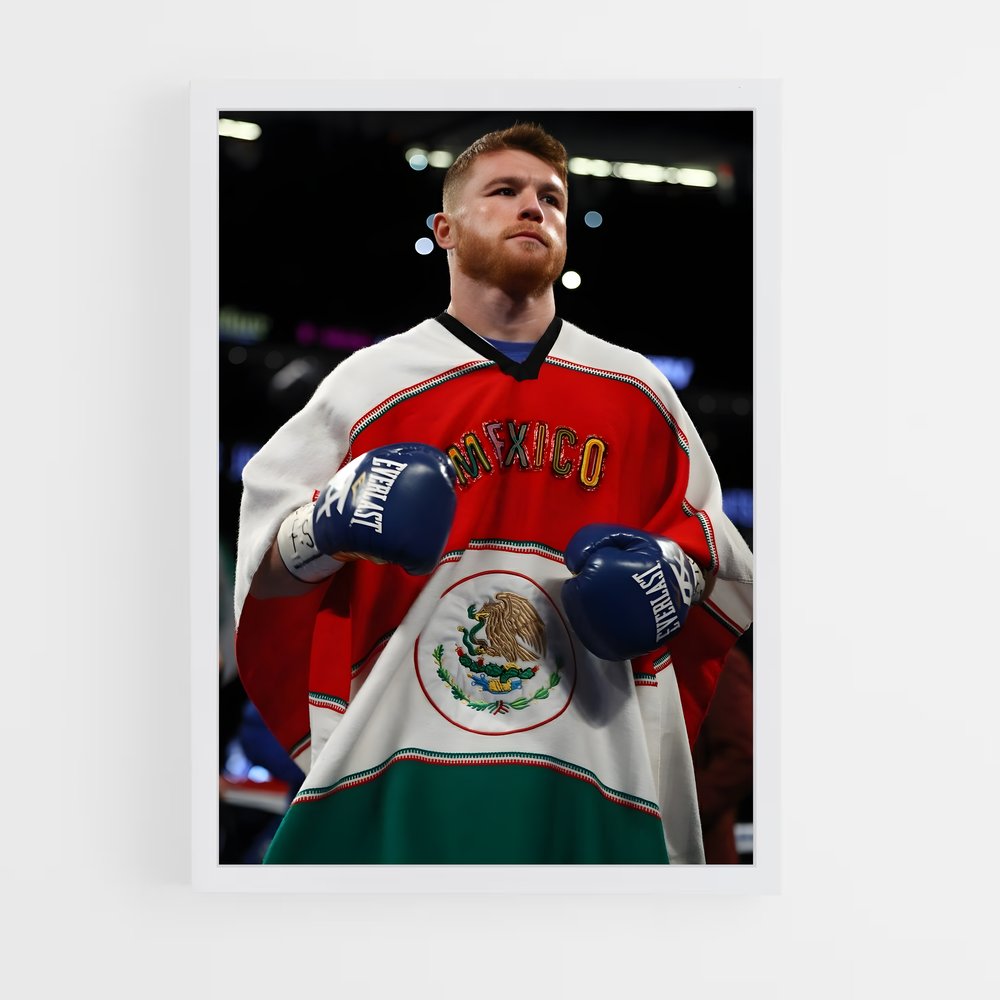 ap-canelo alvarez-8 cadre Blanc