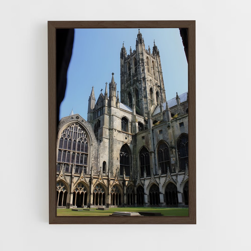 ap-canterbury cathedral-3 cadre Bois foncé