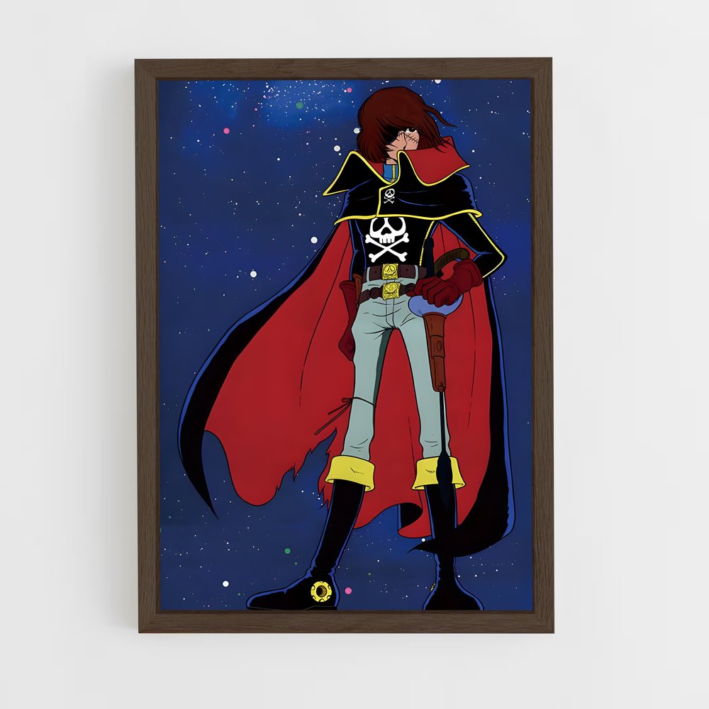 ap-captain harlock-7 cadre Bois foncé