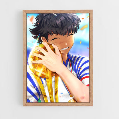 ap-captain tsubasa-6 cadre Bois clair