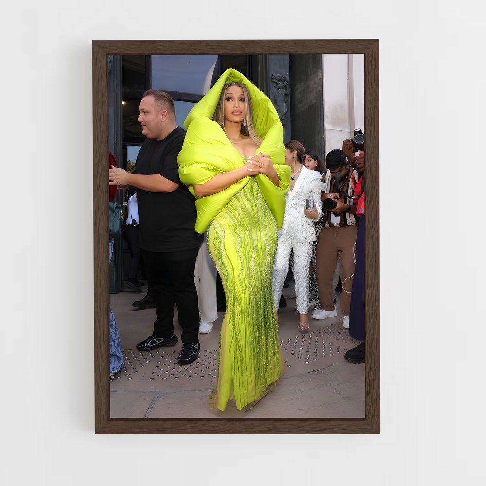 ap-cardi b-9 cadre Bois foncé