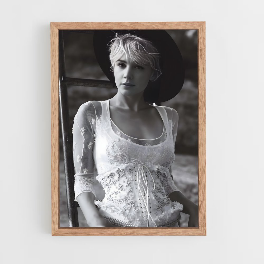 ap-carey mulligan-2 cadre Bois clair