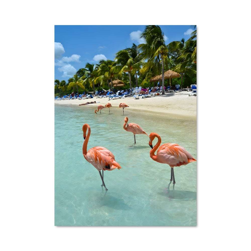 Poster Caribbean beach 94405