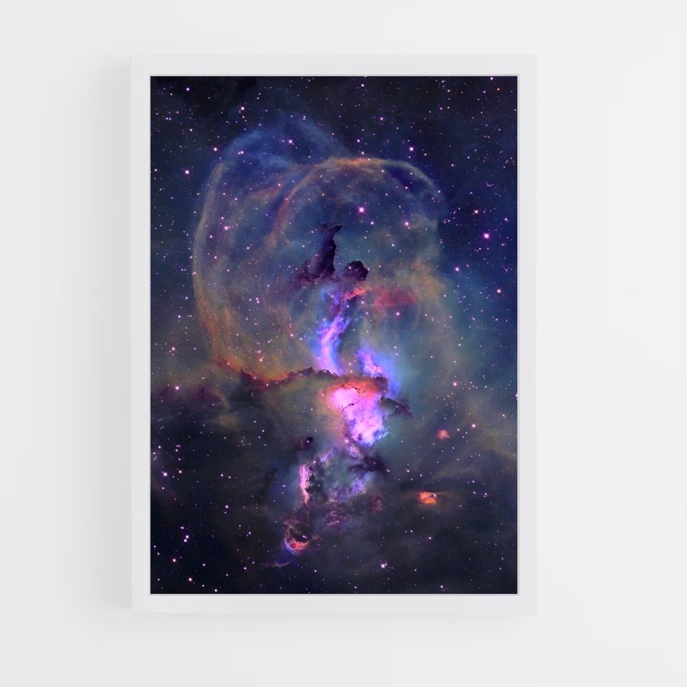 ap-carina nebula-9 cadre Blanc