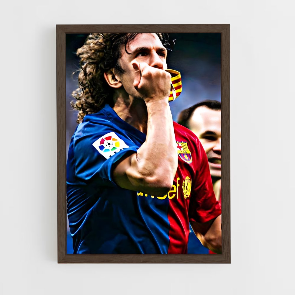 ap-carles puyol-13 cadre Bois foncé