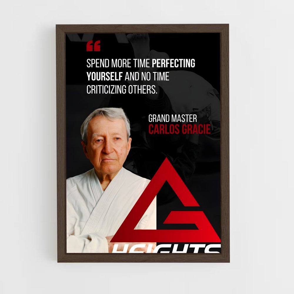 ap-carlos gracie-2 cadre Bois foncé