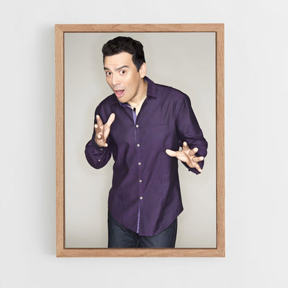 ap-carlos mencia-3 cadre Bois clair