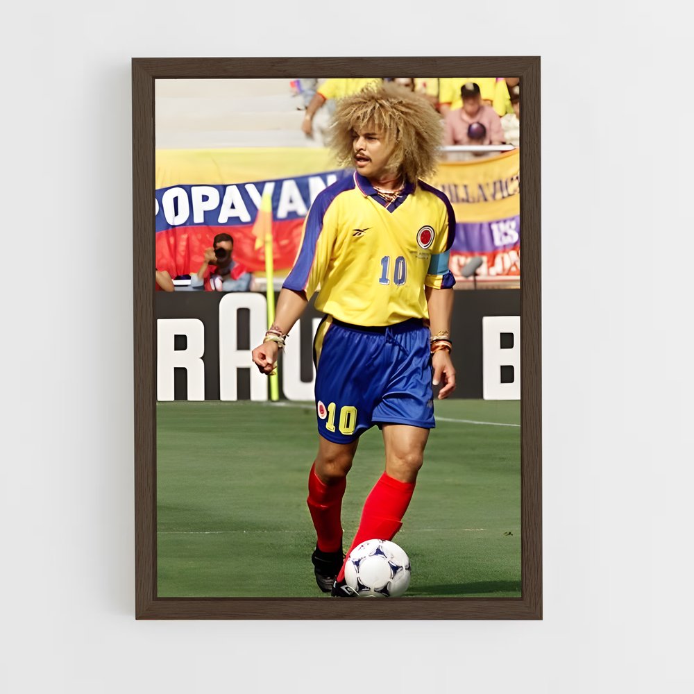 ap-carlos valderrama-5 cadre Bois foncé