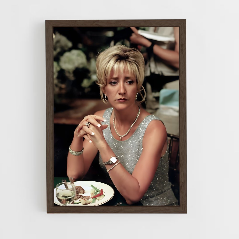 ap-carmela soprano-1 cadre Bois foncé