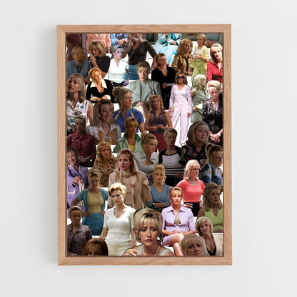 ap-carmela soprano-3 cadre Bois clair