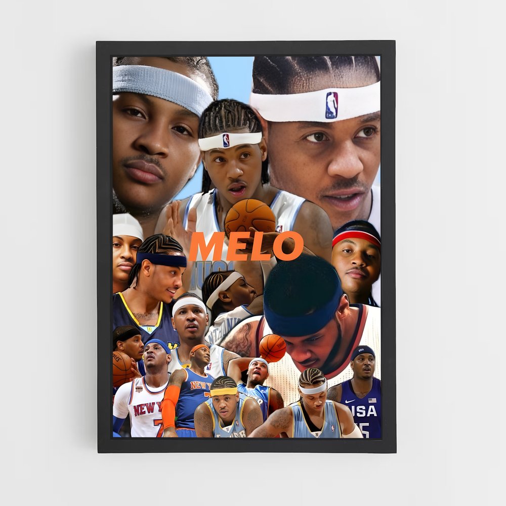 ap-carmelo anthony-5 cadre Noir