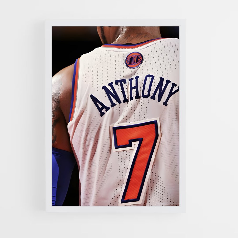 ap-carmelo anthony-7 cadre Blanc