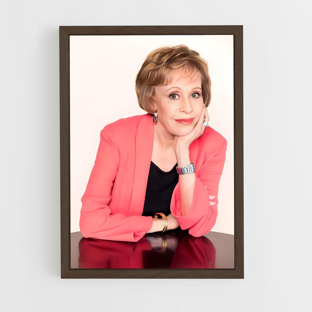 ap-carol burnett-6 cadre Bois foncé