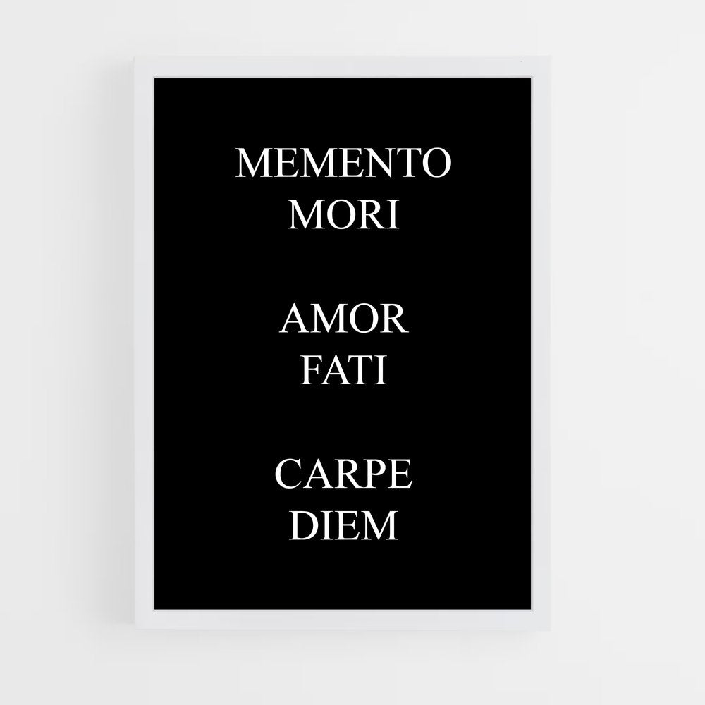 ap-carpe diem-4 cadre Blanc