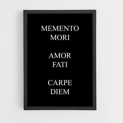 ap-carpe diem-4 cadre Noir
