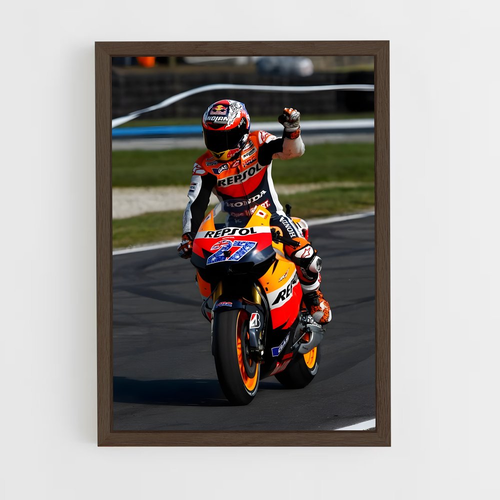 ap-casey stoner-1 cadre Bois foncé