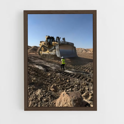 ap-caterpillar d11 bulldozer-2 cadre Bois foncé