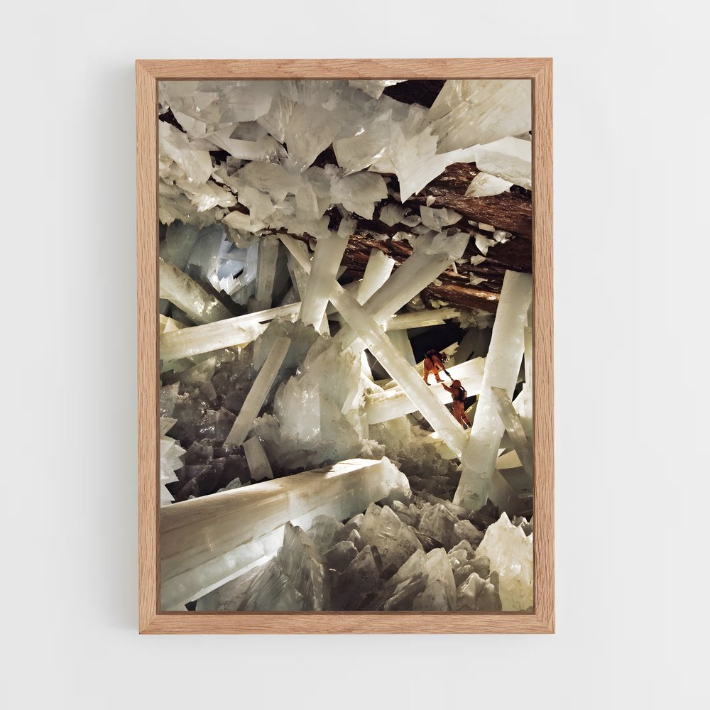 ap-cave crystals-3 cadre Bois clair