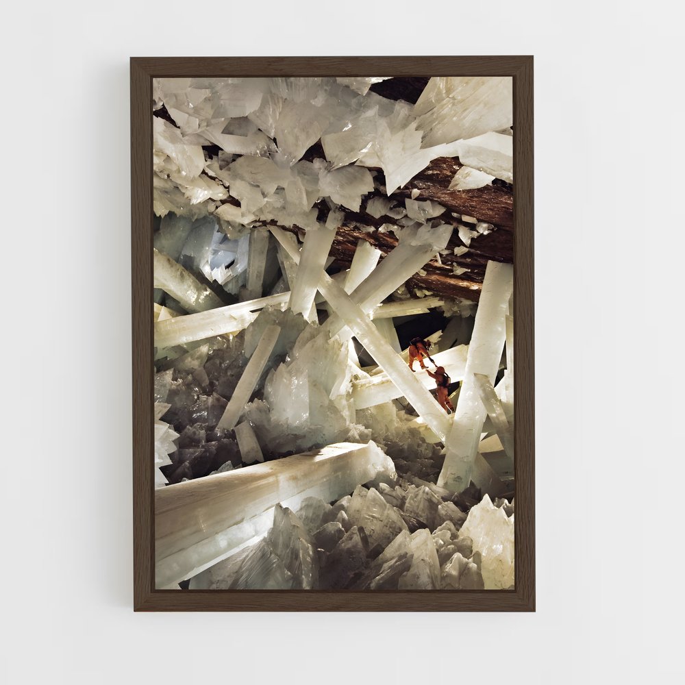 ap-cave crystals-3 cadre Bois foncé