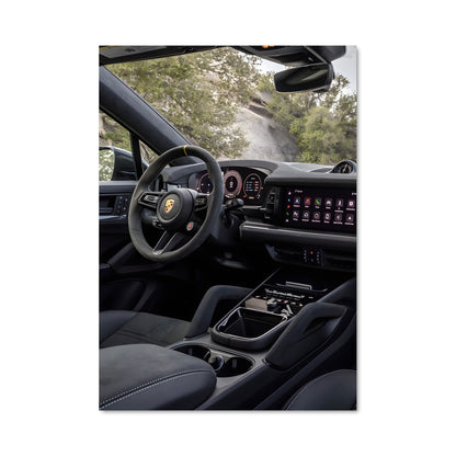 Poster Intérieur Cayenne Turbo GT