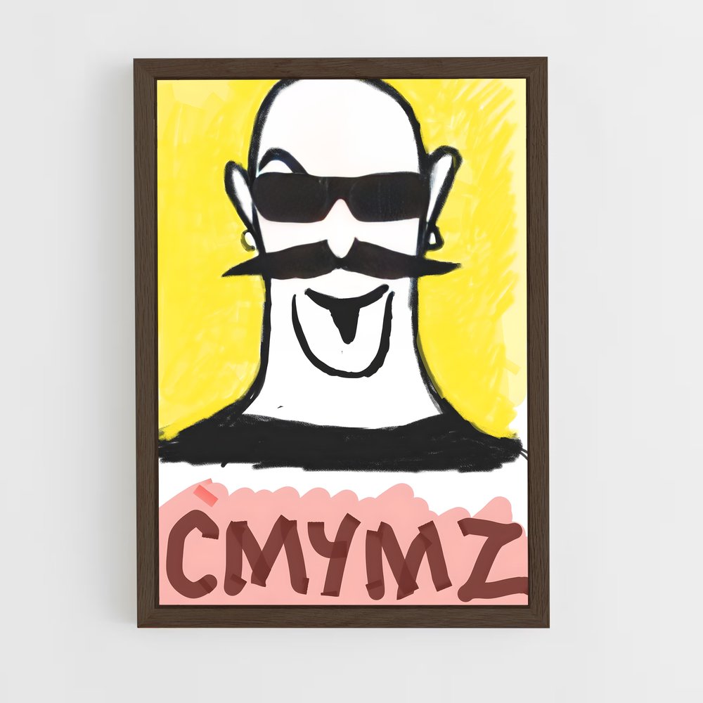 ap-cem yılmaz-2 cadre Bois foncé