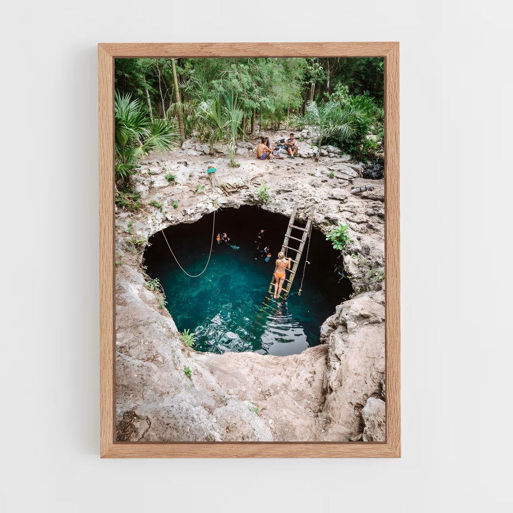 ap-cenotes mexico-2 cadre Bois clair