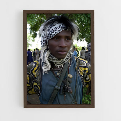 ap-central african republic-5 cadre Bois foncé
