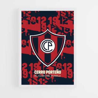 ap-cerro porteno-7 cadre Blanc