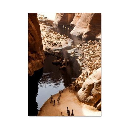 Poster Oasis Nomade