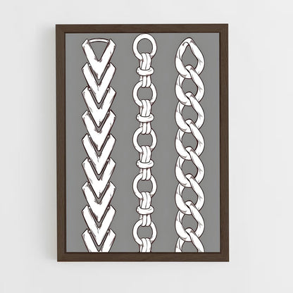 ap-chain patterns-1 cadre Bois foncé