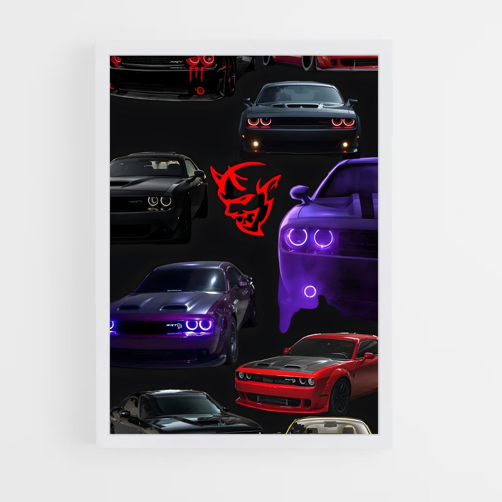 ap-challenger srt demon-5 cadre Blanc