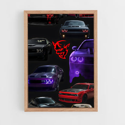ap-challenger srt demon-5 cadre Bois clair