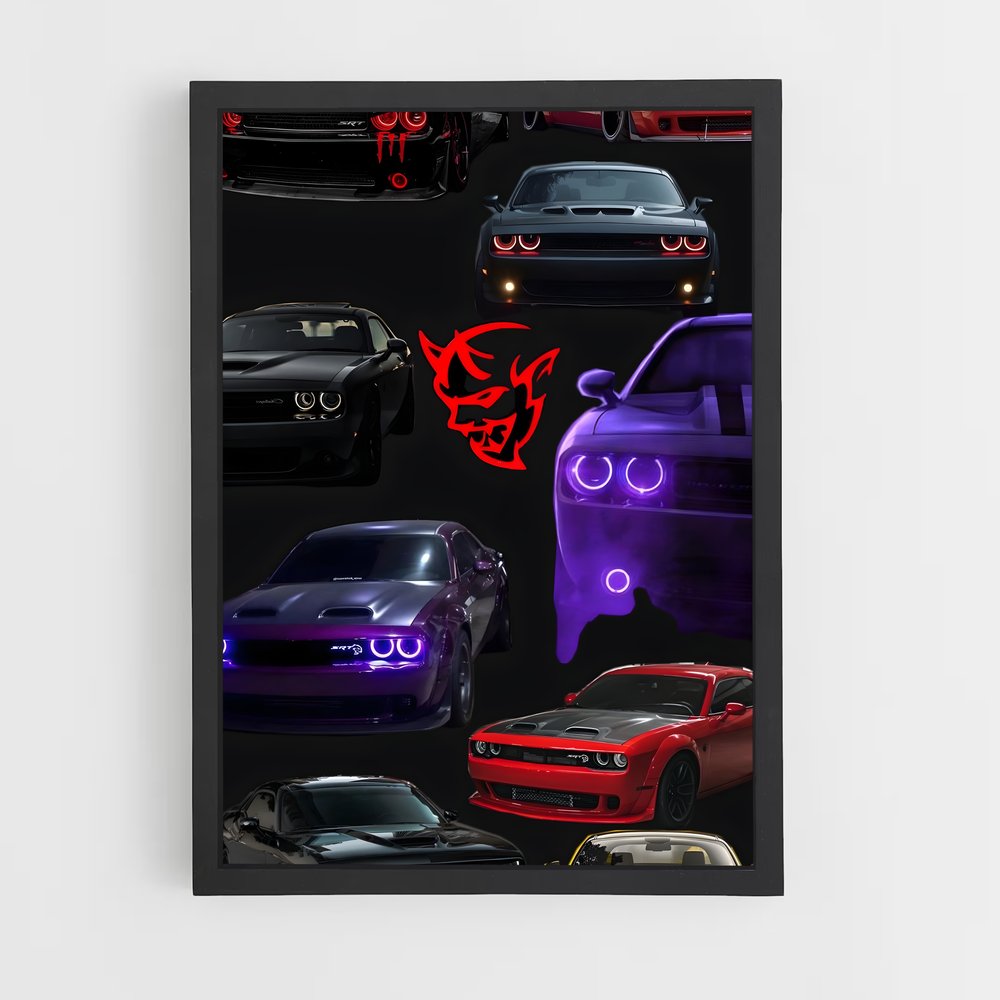 ap-challenger srt demon-5 cadre Noir