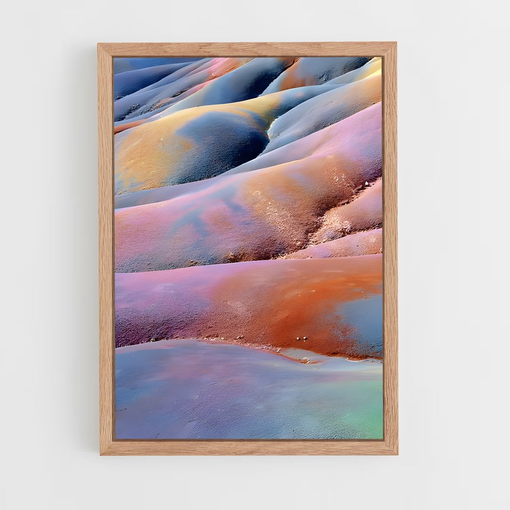 ap-chamarel coloured earths-1 cadre Bois clair