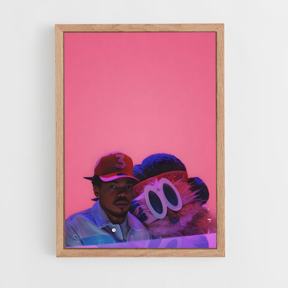 ap-chance the rapper-3 cadre Bois clair