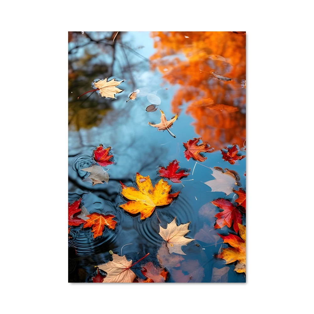 Poster Feuilles Éphémères