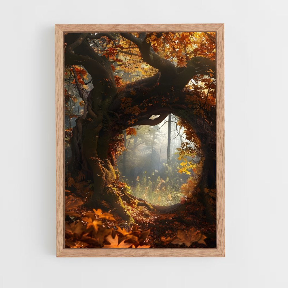 ap-changing leaves-1 cadre Bois clair
