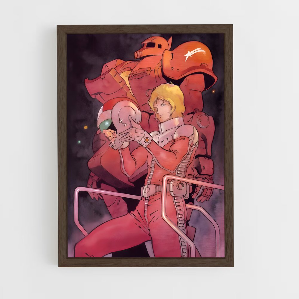 ap-char aznable-6 cadre Bois foncé