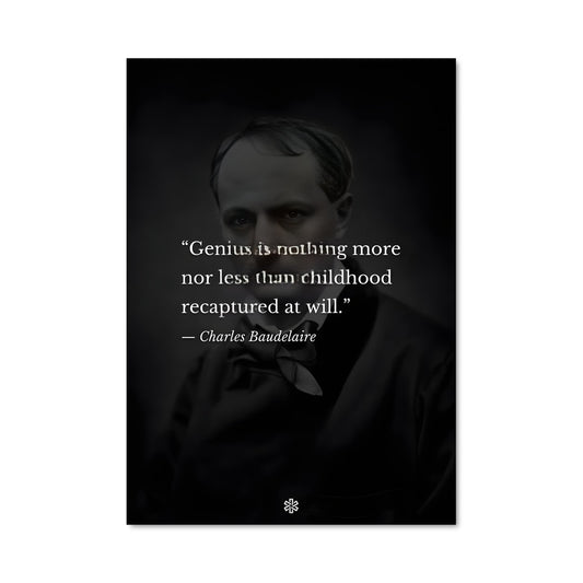 Poster L'Esprit Baudelaire